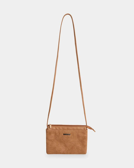 Image of Bags. Product name - Billabong Tropical Rhapsody Festival Sling Bag Tan in Tan colour by brand - Billabong