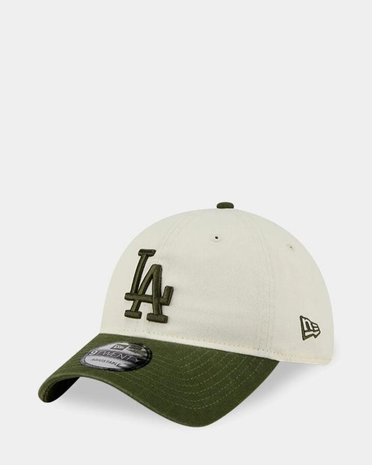 Image of Hats. Product name - New Era 9Twenty Los Angeles Dodgers Cap White in White colour by brand - New Era