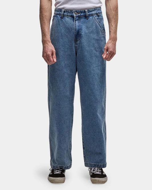 Image of Jeans. Product name - Former Mens Reynolds Denim Pants Mid Blue in Mid Blue colour by brand - Former