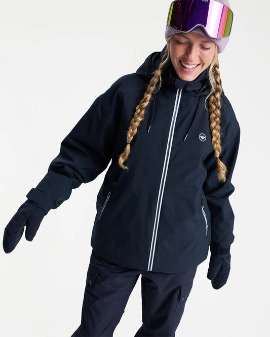 Image of Coats & Jackets. Product name - Roxy Womens Landscape Snow Jacket True Black in True Black colour by brand - Roxy