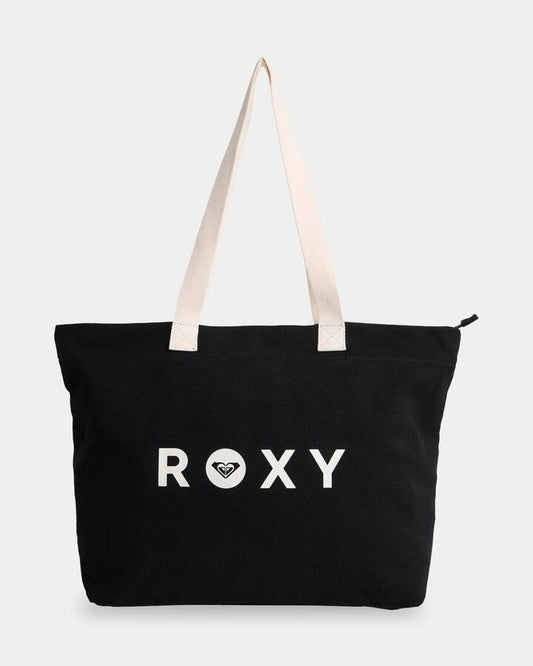 Image of Bags. Product name - Roxy Womens Cool Summer Tote Bag Anthracite in Anthracite colour by brand - Roxy