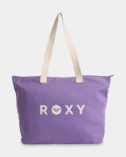 Image of Bags. Product name - Roxy Womens Cool Summer Tote Bag Dahlia Purple in Dahlia Purple colour by brand - Roxy