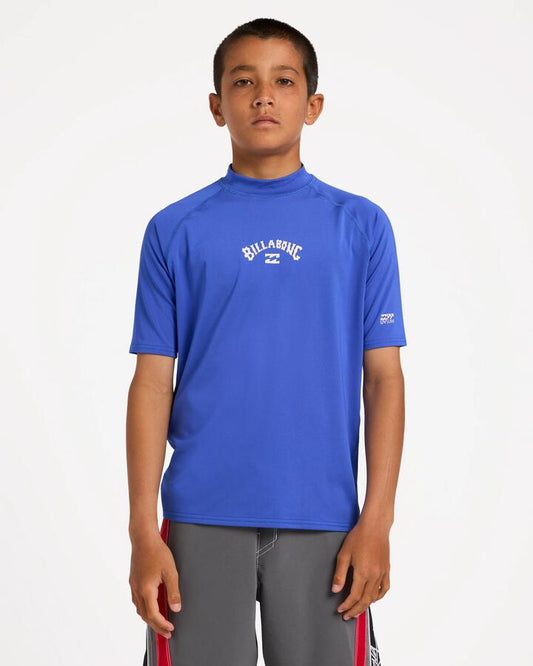 Image of Shirts. Product name - Billabong Boys 8-16 Boys All Day Arch Rf Surf Shirt Cobalt in Cobalt colour by brand - Billabong