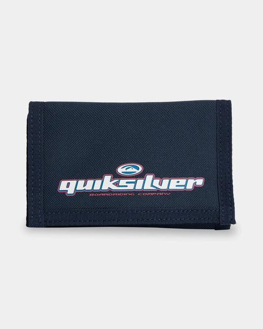Image of Wallets & Money Clips. Product name - Quiksilver The Everydaily Tri Fold Wallet Dark Denim in Dark Denim colour by brand - Quiksilver
