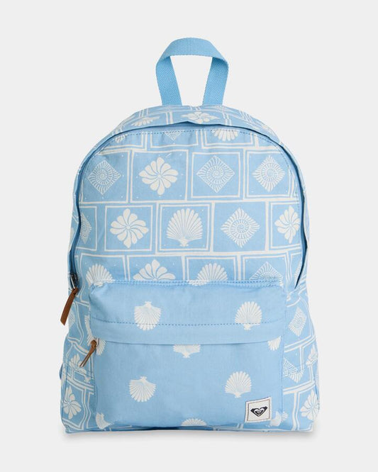 Image of Bags. Product name - Roxy Sugar Baby Backpack Cerulean Shell Yeah S in Cerulean Shell Yeah S colour by brand - Roxy