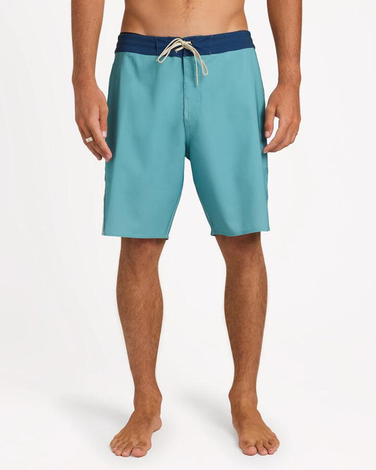 Image of Swimwear. Product name - Billabong Mens Wategos Lt 17.5" Boardshorts Blue Haze in Blue Haze colour by brand - Billabong
