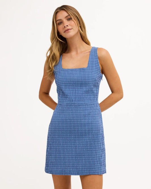 Image of Dresses. Product name - Billabong Womens Twilight Dreamer Mini Dress True Navy in True Navy colour by brand - Billabong