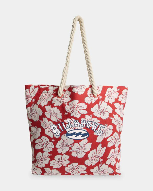Image of Bags. Product name - Billabong Paradise Call Tote Bag Red Crush in Red Crush colour by brand - Billabong