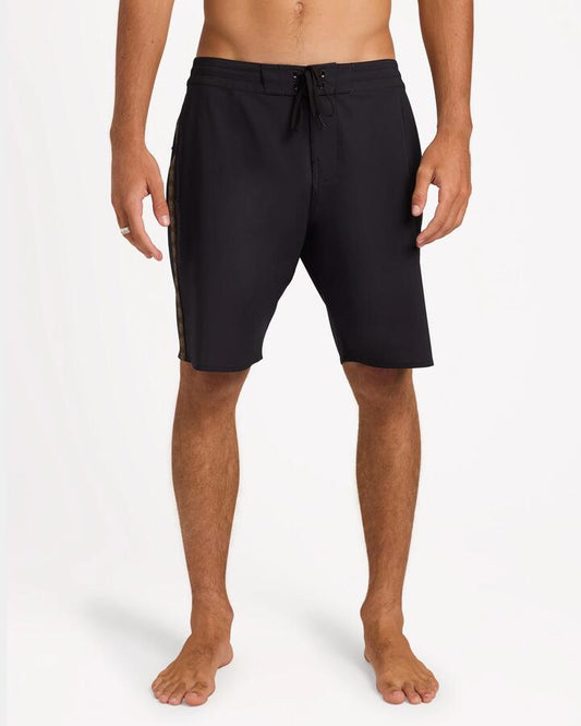 Image of Swimwear. Product name - Billabong Mens Wategos Lt 17.5" Boardshorts Black in Black colour by brand - Billabong