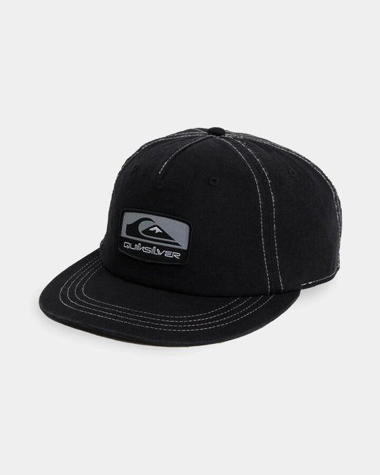 Image of Hats. Product name - Quiksilver Mens Visions Trucker Cap Black in Black colour by brand - Quiksilver