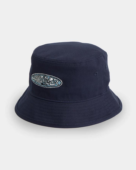 Image of Hats. Product name - Quiksilver Boys 2-7 Froth Bucket Hat Mood Indigo in Mood Indigo colour by brand - Quiksilver