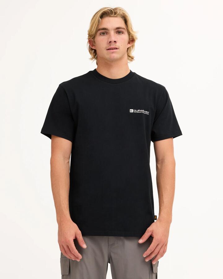 Image of T-Shirts. Product name - Quiksilver Mens Core T-Shirt Black in Black colour by brand - Quiksilver