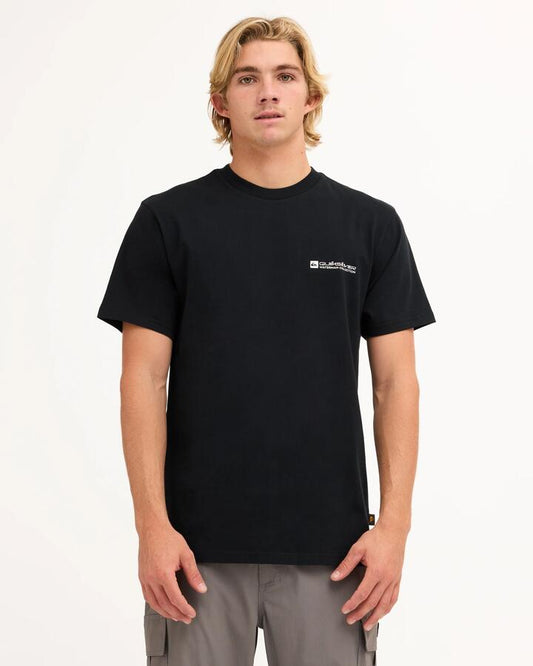 Image of T-Shirts. Product name - Quiksilver Mens Core T-Shirt Black in Black colour by brand - Quiksilver