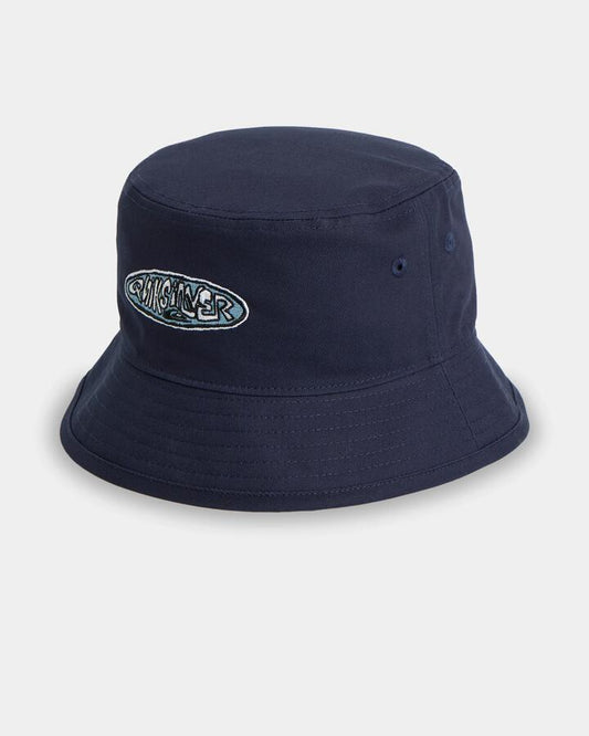 Image of Hats. Product name - Quiksilver Boys 8-16 Wax Head Bucket Hat Mood Indigo in Mood Indigo colour by brand - Quiksilver