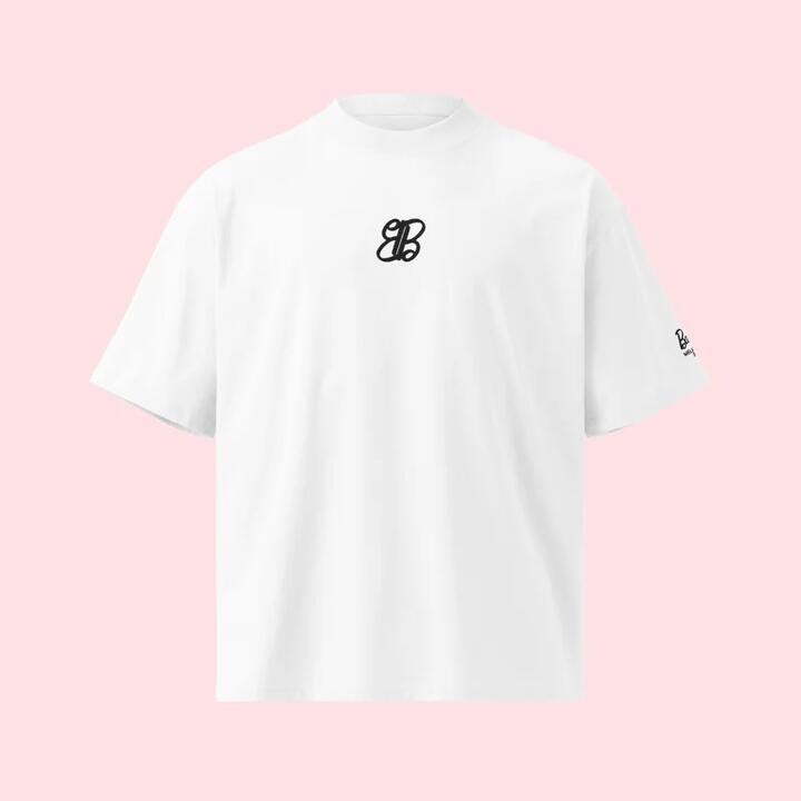 Image of T-Shirts. Product name - Barbie Signature Organic Oversized High Neck T-Shirt â Limited Edition â White in colour by brand - Barbie Signature