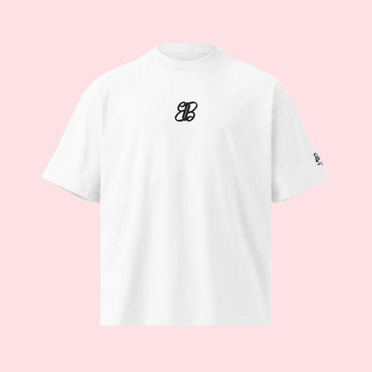 Image of T-Shirts. Product name - Barbie Signature Organic Oversized High Neck T-Shirt â Limited Edition â White in colour by brand - Barbie Signature