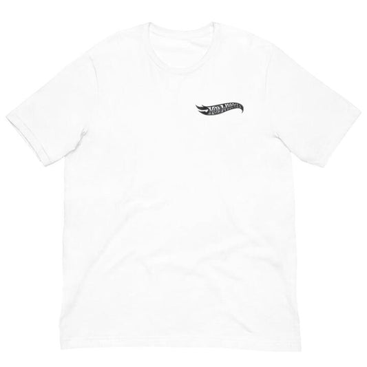 Image of T-Shirts. Product name - Hot Wheels Logos White T-Shirt in colour by brand - Hot Wheels