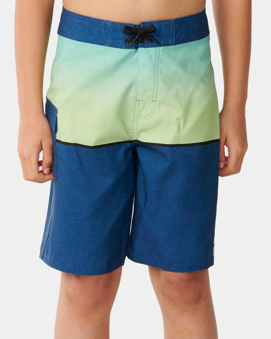 Image of Swimwear. Product name - Rip Curl Boys 8-16 Dawn Patrol 18" Boardshorts Lime in Lime colour by brand - Rip Curl