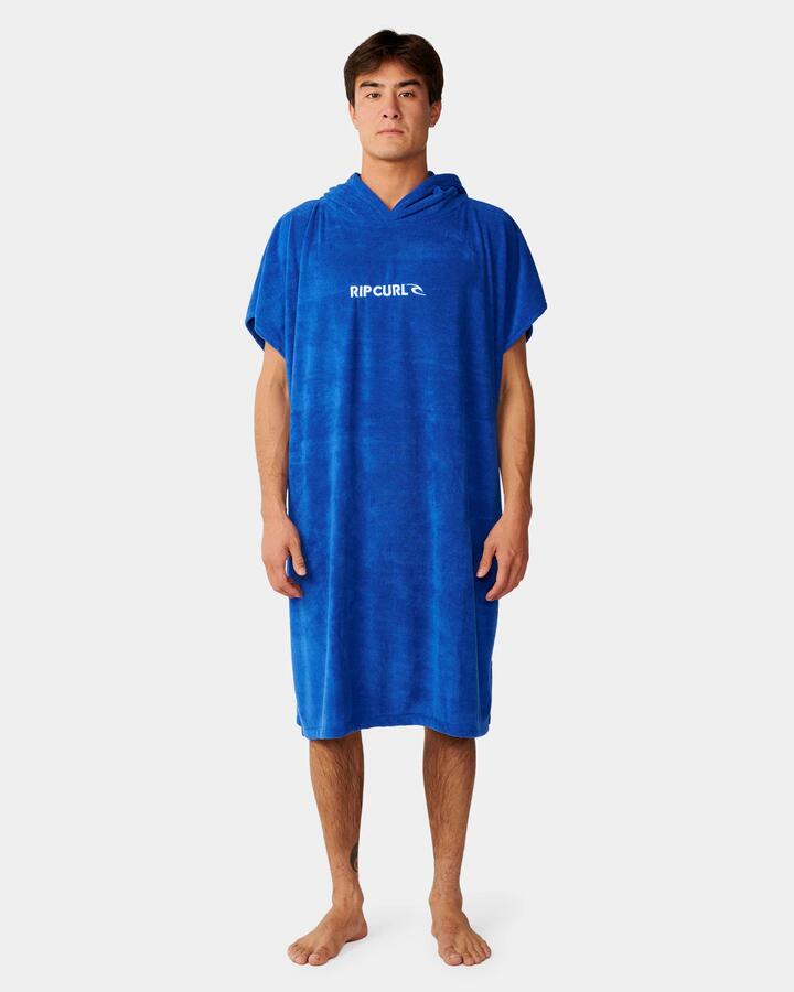 Image of Towels. Product name - Rip Curl Mens Brand Hooded Towel Electric Cobalt in Electric Cobalt colour by brand - Rip Curl