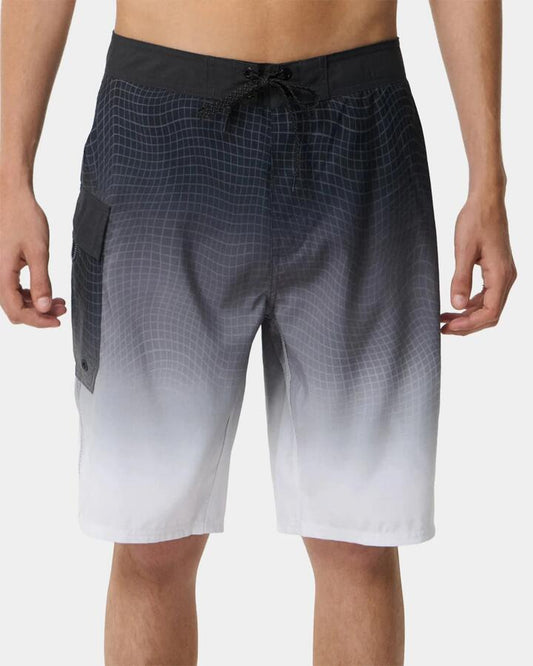 Image of Swimwear. Product name - Rip Curl Mens Shockwave 21 Boardshorts Black in Black colour by brand - Rip Curl