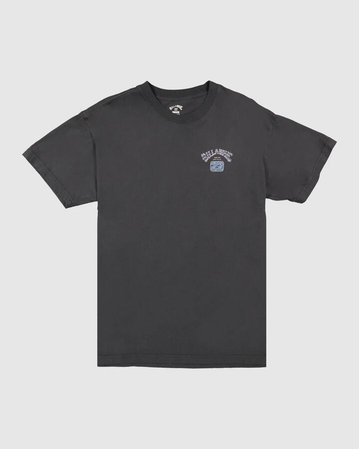 Image of T-Shirts. Product name - Surf Dive 'n Ski Mens Heritage Arch T-Shirt Black in Black colour by brand - Surf Dive 'n Ski