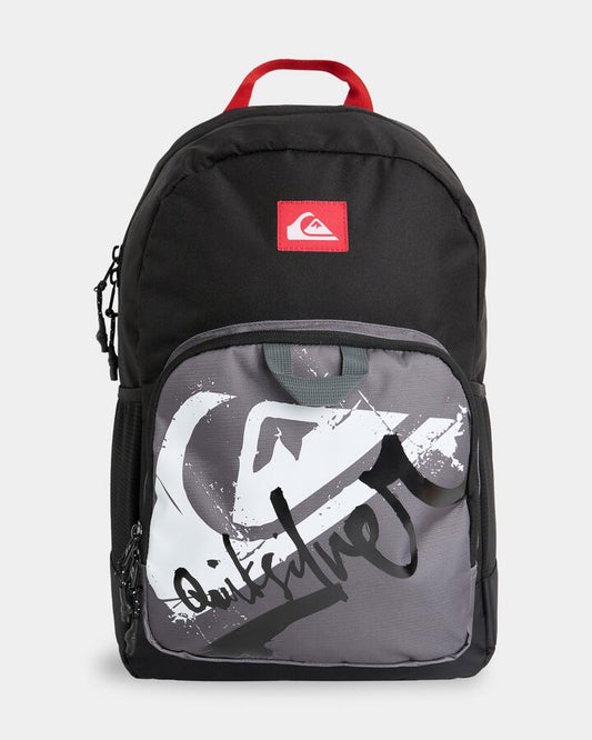 Image of Bags. Product name - Quiksilver Traverse Backpack Black Grey in Black Grey colour by brand - Quiksilver