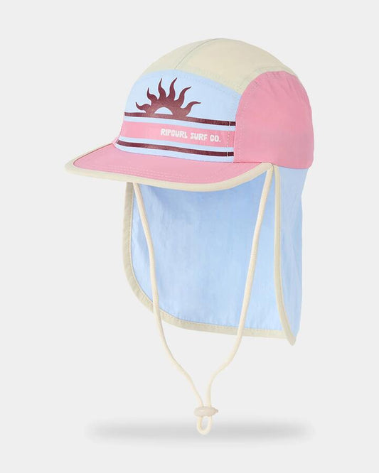 Image of Hats. Product name - Rip Curl Girls 2-7 Island Days Upf Beach Hat Natural/Pink in Natural/Pink colour by brand - Rip Curl