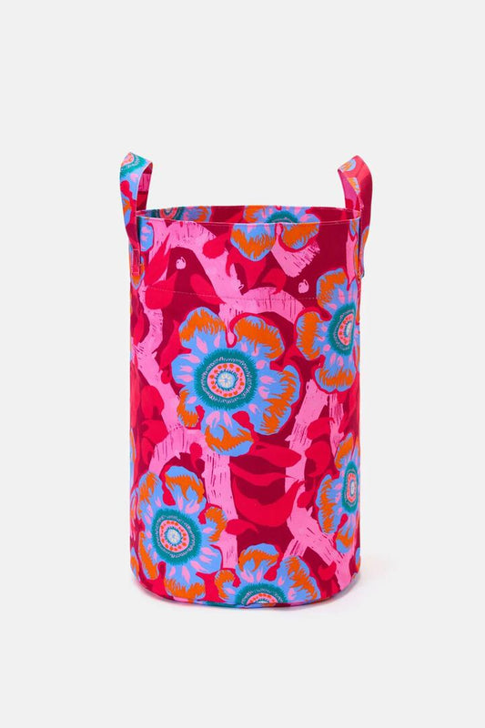 Image of Decor. Product name - Tiger Flower Laundry Basket in Print colour by brand - Gorman