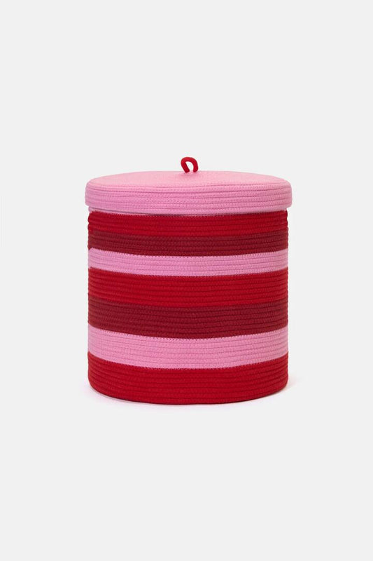 Image of Others. Product name - Tiger Flower Lidded Basket in Multi colour by brand - Gorman