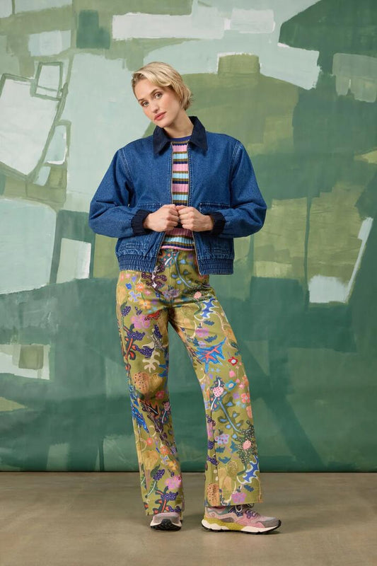 Image of Coats & Jackets. Product name - Molly Denim Jacket in Mid Blue colour by brand - Gorman