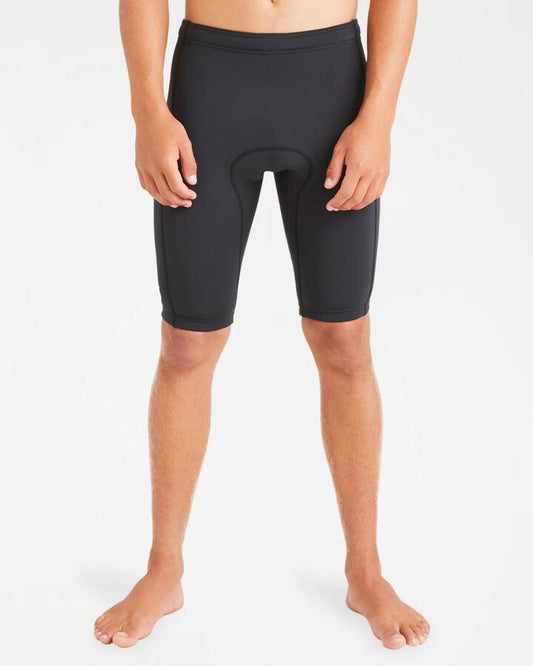 Image of Wetsuits. Product name - Billabong Mens 1Mm Absolute Neo Jammer Wetsuit Shorts Black in Black colour by brand - Billabong