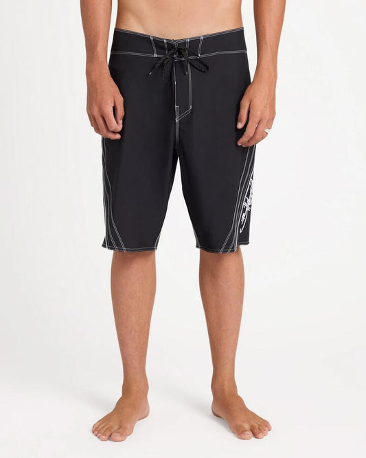 Image of Swimwear. Product name - Billabong Mens Fluid 2K Pro 21" Boardshorts Black in Black colour by brand - Billabong