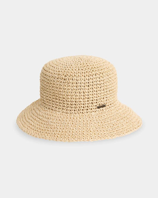 Image of Hats. Product name - Billabong Womens Daylight Packable Bucket Straw Hat Natural in Natural colour by brand - Billabong