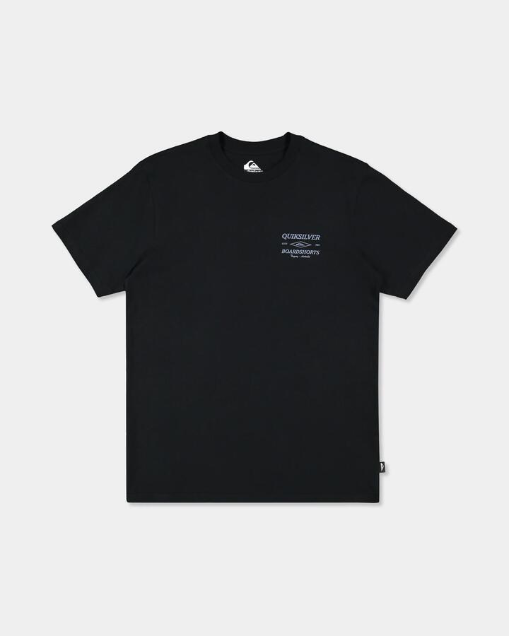 Image of T-Shirts. Product name - Quiksilver Mens Authentic T-Shirt Black in Black colour by brand - Quiksilver