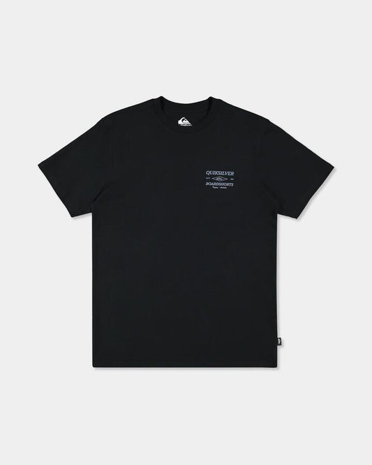 Image of T-Shirts. Product name - Quiksilver Mens Authentic T-Shirt Black in Black colour by brand - Quiksilver