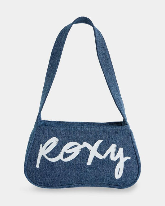 Image of Bags. Product name - Roxy Backslider Shoulder Bag Blue in Blue colour by brand - Roxy