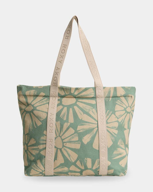 Image of Bags. Product name - Roxy Suntribe Tote Bag Matcha in Matcha colour by brand - Roxy