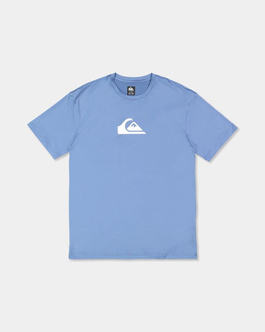 Image of Shirts. Product name - Quiksilver Mens Solid Streak Surf Shirt Quiet Harbor in Quiet Harbor colour by brand - Quiksilver