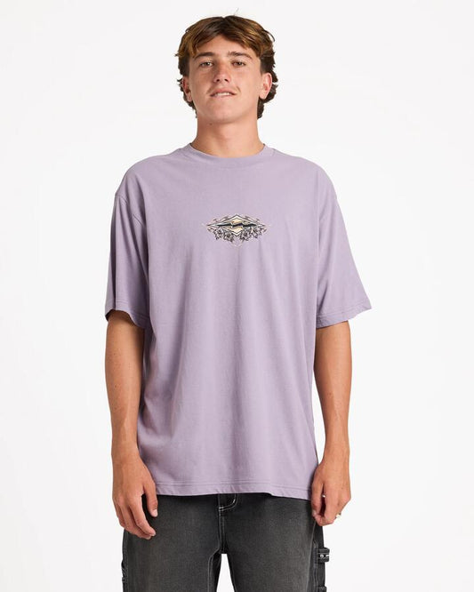 Image of T-Shirts. Product name - Billabong Mens Biscus Og T-Shirt Purple Ash in Purple Ash colour by brand - Billabong