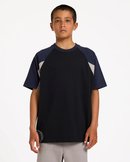 Image of T-Shirts. Product name - Billabong Boys 8-16 Boys Spec Systems T-Shirt Black in Black colour by brand - Billabong