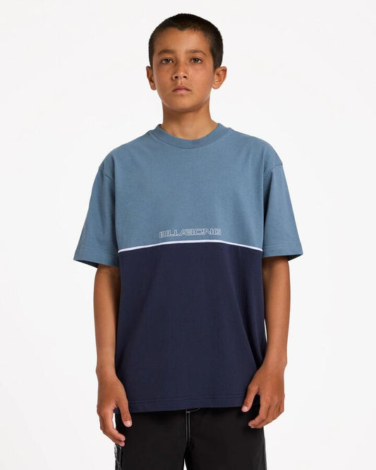 Image of T-Shirts. Product name - Billabong Boys 8-16 Boys Spec Legacy T-Shirt Cloud Blue in Cloud Blue colour by brand - Billabong