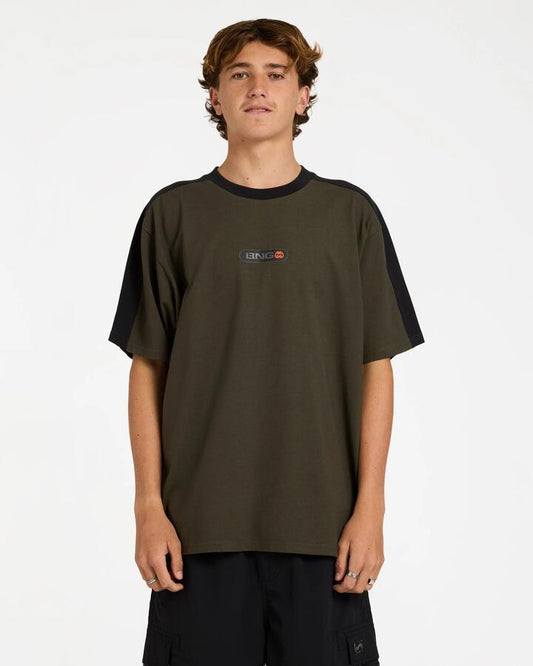 Image of T-Shirts. Product name - Billabong Mens Spec Iconic T-Shirt Forest in Forest colour by brand - Billabong
