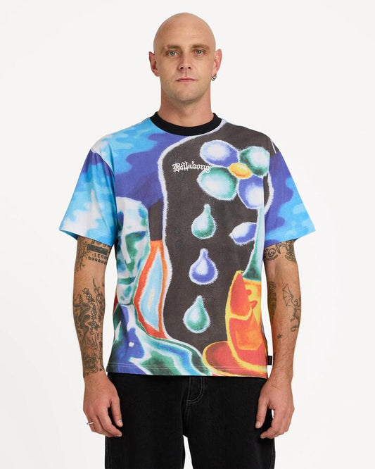 Image of T-Shirts. Product name - Billabong Mens Creed Flower T-Shirt Multi in Multi colour by brand - Billabong