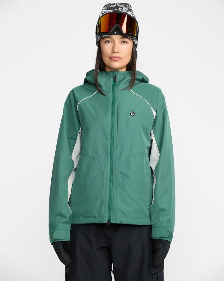Image of Coats & Jackets. Product name - Volcom Stone Smokeshow 20K Jacket Spruce Green in Spruce Green colour by brand - Volcom