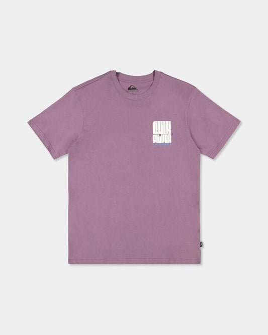 Image of T-Shirts. Product name - Quiksilver Mens Collide T-Shirt Black Plum in Black Plum colour by brand - Quiksilver