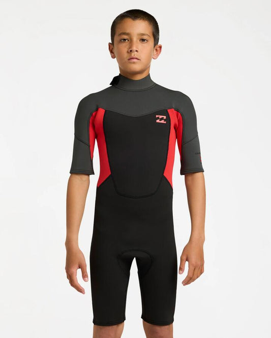 Image of Accessories. Product name - Billabong Boys 8-16 2/2 Absolute Core Springsuit True Red in True Red colour by brand - Billabong