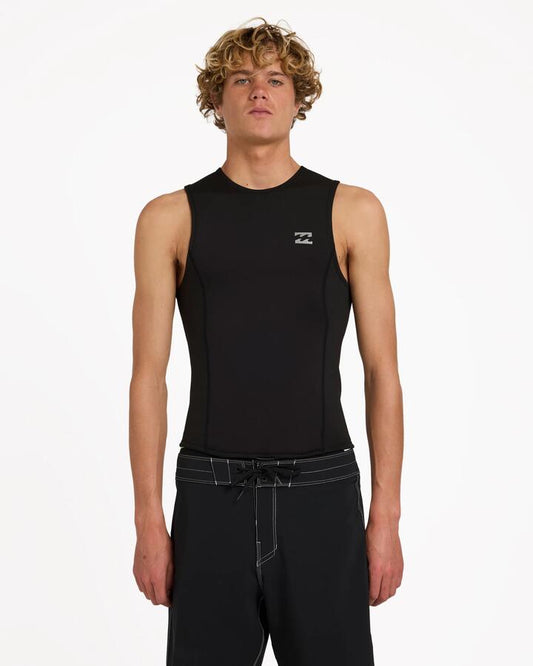Image of Wetsuits. Product name - Billabong Mens 1/1 Absolute Core Wetsuit Vest Black in Black colour by brand - Billabong