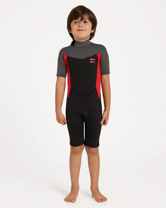 Image of Accessories. Product name - Billabong Boys 2-6 2/2 Absolute Springsuit True Red in True Red colour by brand - Billabong