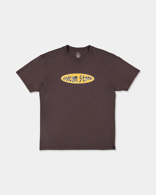 Image of T-Shirts. Product name - Volcom Boys 8-16 Stone Script T-Shirt Cacao in Cacao colour by brand - Volcom