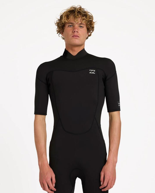 Image of Accessories. Product name - Billabong Mens 2Mm Absolute Springsuit Black in Black colour by brand - Billabong